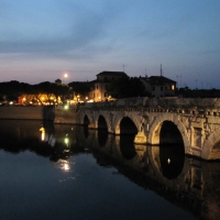Tiberio's bridge by night - Anna pazzaglia