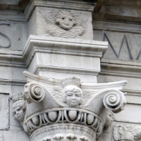 Tempio malatestiano, ri, facciata, capitello 2 by Sailko