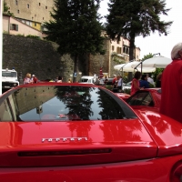 La piazza ed il raduno Ferrari - LaraLally19 - Montefiore Conca (RN)