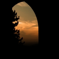 Una porta antica al tramonto in via Roma - LaraLally19 - Montefiore Conca (RN)