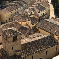 Il borgo visto dalla Rocca - Larabraga19 - Montefiore Conca (RN)