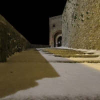 Ingresso alla Rocca con la neve - Larabraga19 - Montefiore Conca (RN)