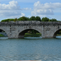 Vista frontale ponte di Tiberio - Irene giovannini - Rimini (RN)