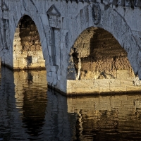 Ponte Tiberio dettaglio - Maria Carla Cuccu - Rimini (RN)
