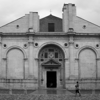 Tempio malatestiano in bianco e nero - Runrobirun - Rimini (RN)