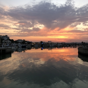 Dock at sunset - Francesca Pasqualetti