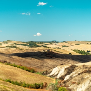 The landscape of Crete Senesi near Buonconvento - ENIT SpA