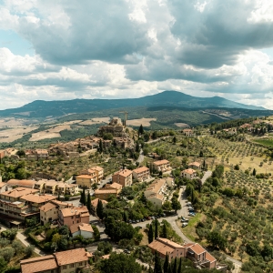 Panoramic view of Castiglione d'Orcia - ENIT SpA