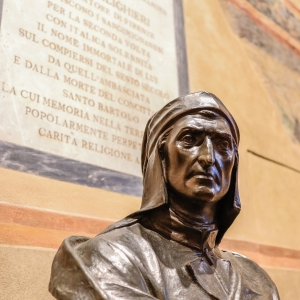 Museo Civico del Palazzo Comunale di San Gimignano, busto di Dante Alighieri - ENIT SpA