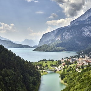 Lake Molveno and the town of Molveno - Trentino Sviluppo S.p.A. - Carlo Baroni