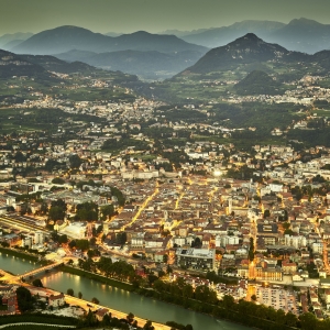 Trento, panoramica da Sardagna - Trentino Sviluppo S.p.A. - Carlo Baroni