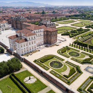 Giardini della Reggia di Venaria Reale, vista aerea - ENIT SpA