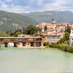 Ponte degli Alpini e fiume Brenta - ENIT SpA