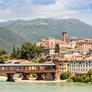 Ponte degli Alpini e fiume Brenta - ENIT SpA